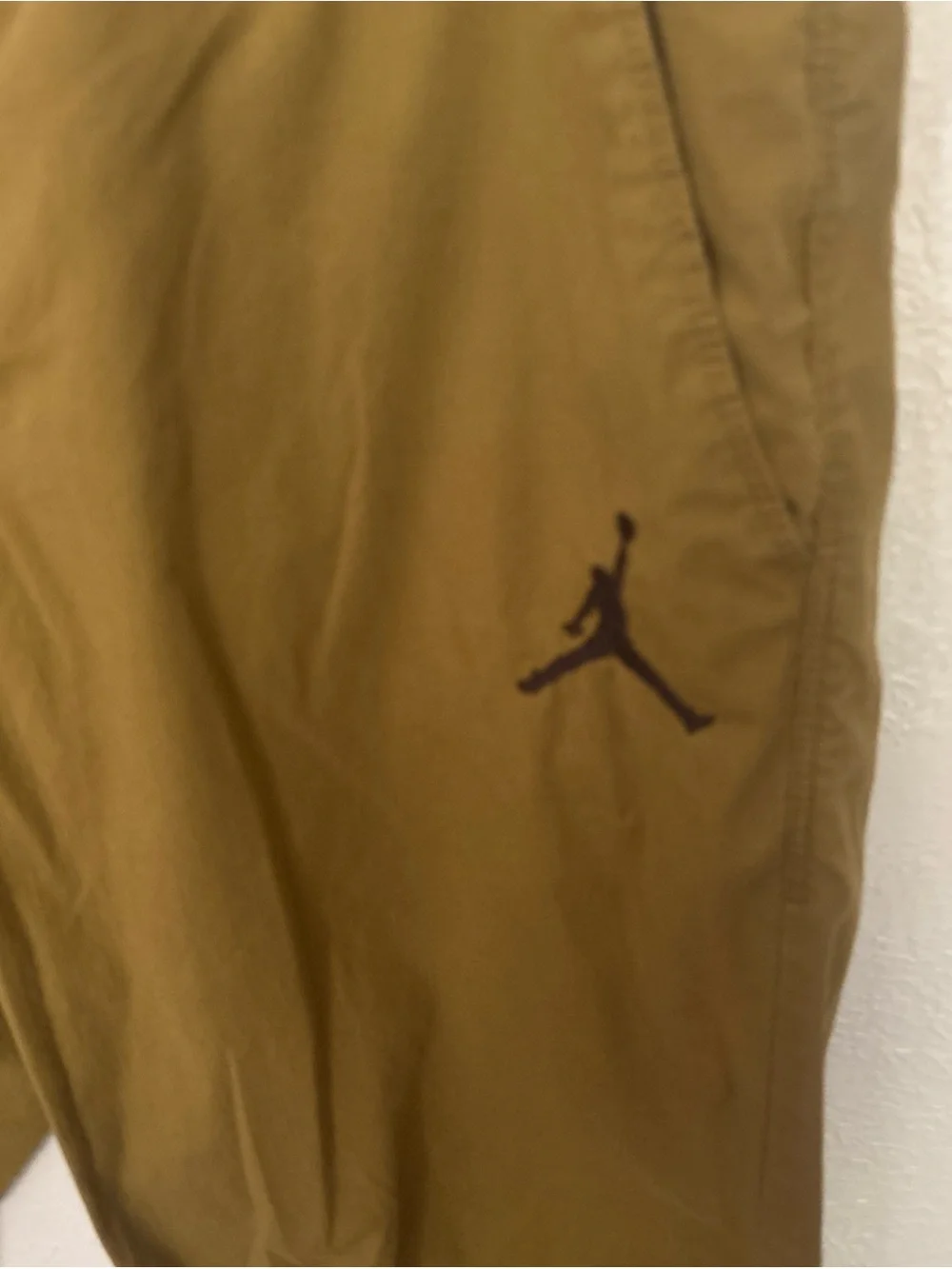 Jordan Men's Olive Brown Jogger Pants Size M